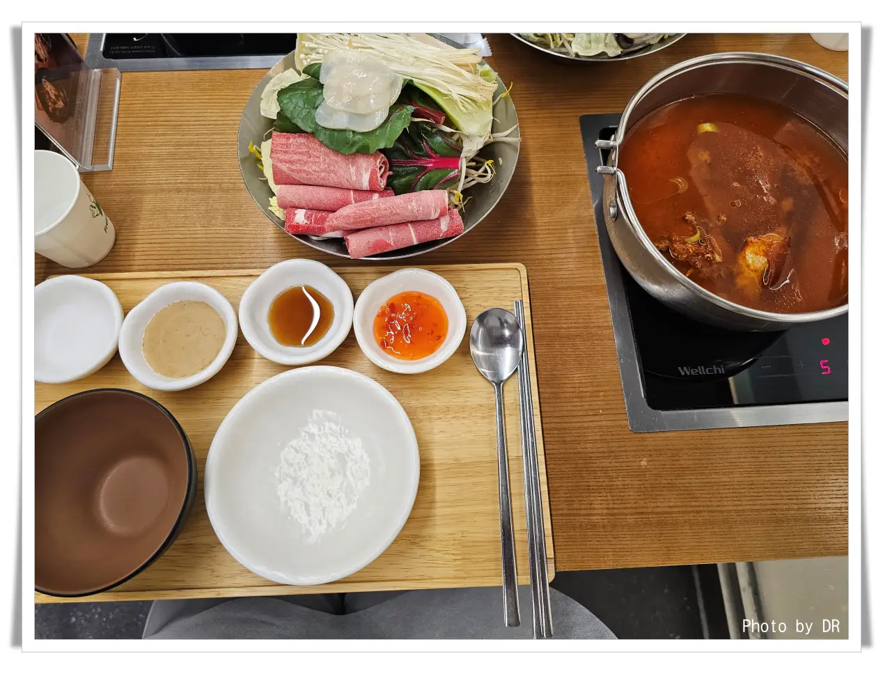 샤브촌-닭도리탕 꽃삼합 샤브샤브
