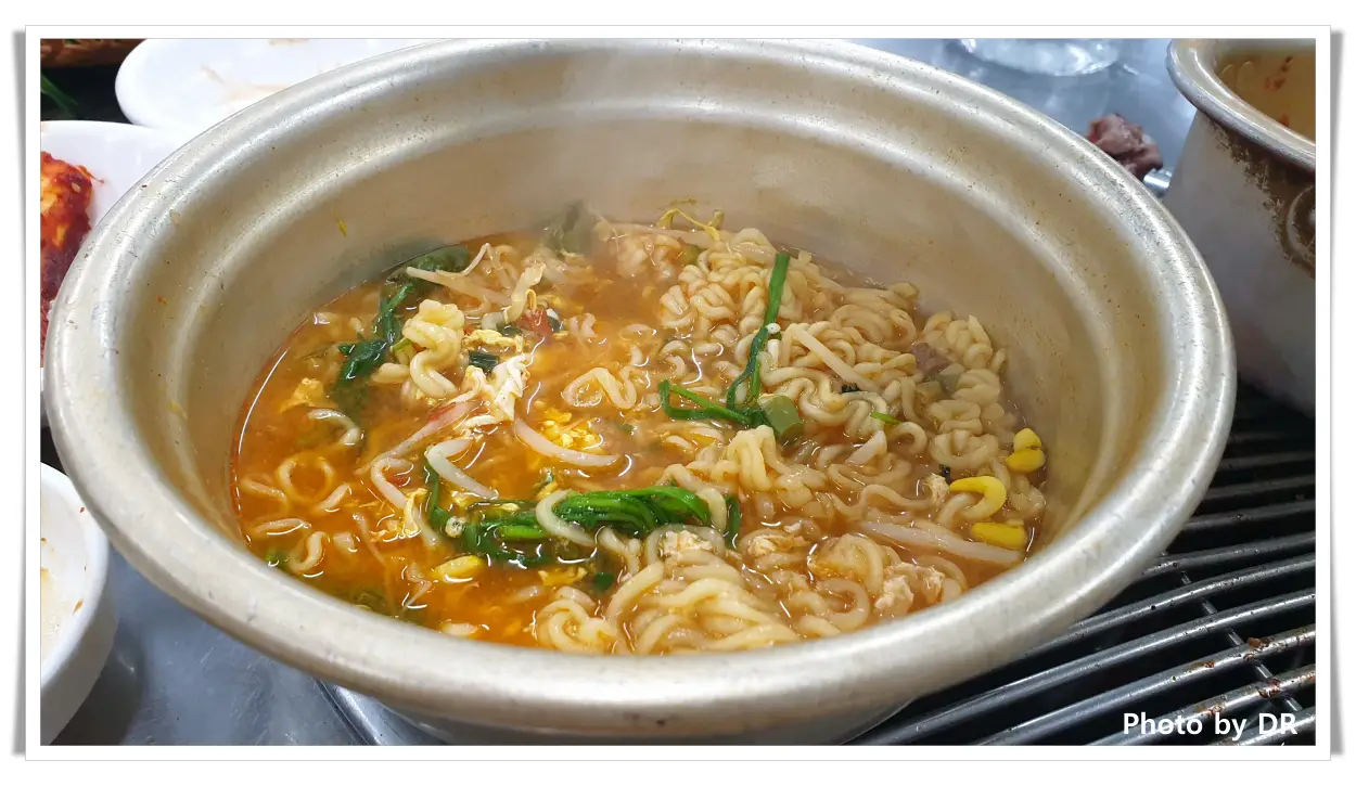 추억의연탄갈비-라면