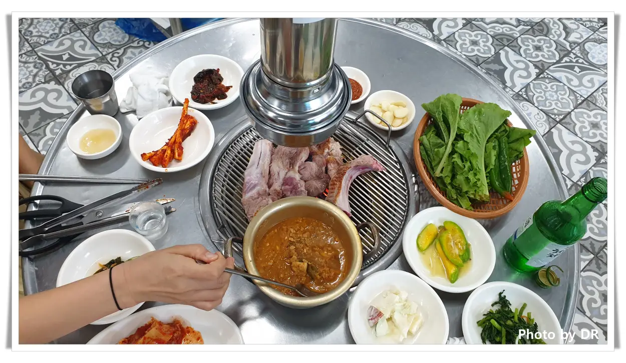 추억의연탄갈비-한상